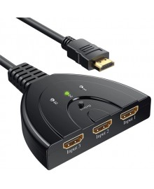 Сплиттер HDMI switch из 3 х в 1 порт switch переключатель коммутатор свитч.