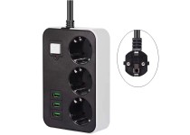 Сетевой фильтр удлинитель с таймером обратного отсчета Smart Power SM03