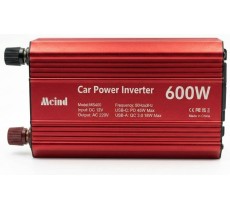 Инвертор автомобильный Meind 600W, DC to AC Power inverter