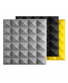 Акустическая панель 50см*50см*8см Tauren "Пирамида" Серый