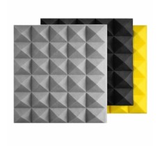 Акустическая панель 50см*50см*8см Mercury "Пирамида" Серый