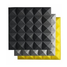 Акустическая панель 50см*50см*8см Mercury "Пирамида" Черный