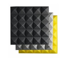 Акустическая панель 50см*50см*8см Mercury "Пирамида" Черный