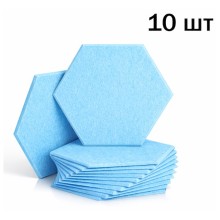 Акустическая панель 25см*30см*1см Tauren "6-угольник" Голубая Акустическая панель 25см*30см*1см Tauren "6-угольник" Голубая