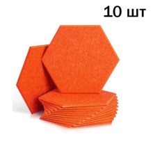 Акустическая панель 25см*30см*1см Tauren "6-угольник" Оранжевая Акустическая панель 25см*30см*1см Tauren "6-угольник" Оранжевая