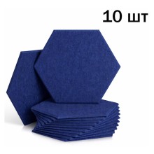 Акустическая панель 25см*30см*1см Tauren "6-угольник" Темно-синяя Акустическая панель 25см*30см*1см Tauren "6-угольник" Темно-синяя