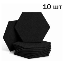 Акустическая панель 25см*30см*1см Tauren "6-угольник" Черная Акустическая панель 25см*30см*1см Tauren "6-угольник" Черная