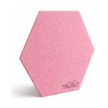 Акустическая панель 25см*30см*1см Tauren "6-угольник" Розовая