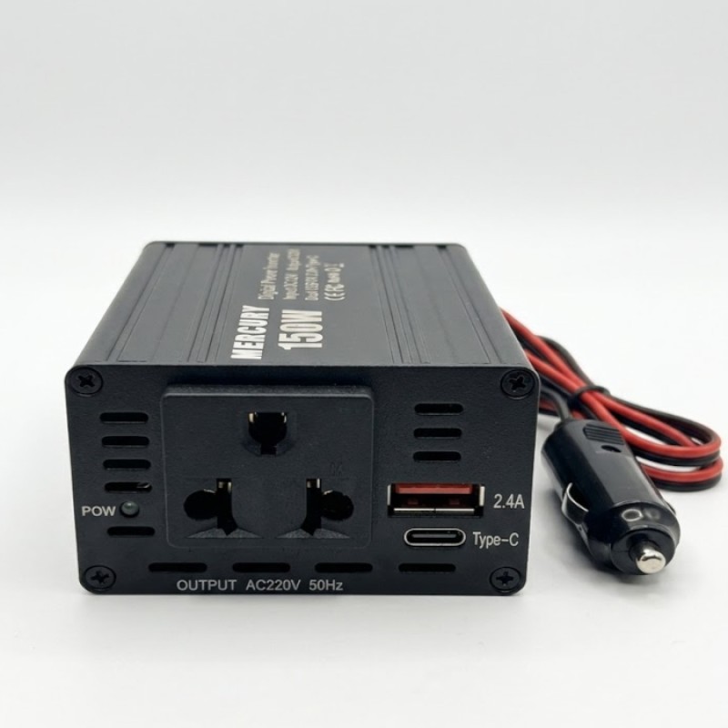 Инвертор автомобильный Mercury OS-2420 150W 24v