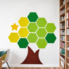 Декоративные акустические панели HexaTree, Фетр Декоративные акустические панели HexaTree, Фетр