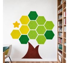 Декоративные акустические панели HexaTree, Фетр
