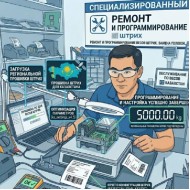 Прошивка и перепрограммирование весов Штрих с поддержкой казахского языка