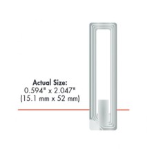 Антикражная этикетка E-L1552,15x52mm, 1000 шт/рулон RF 8.2 MHz