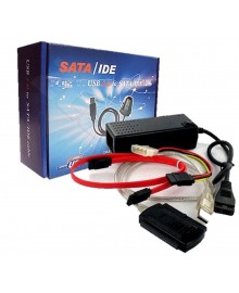 Адаптер (переходник) USB to Sata & IDE, 220V без блока питания