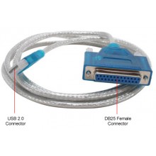 Адаптер (переходник) USB to LPT female port