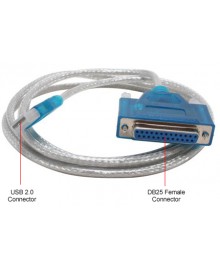 Адаптер (переходник) USB to LPT female port