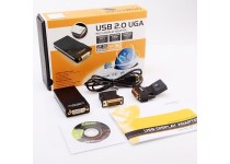 Адаптер USB to UGA  (USB - VGA/DVI/HDMI)  внешняя видеокарта